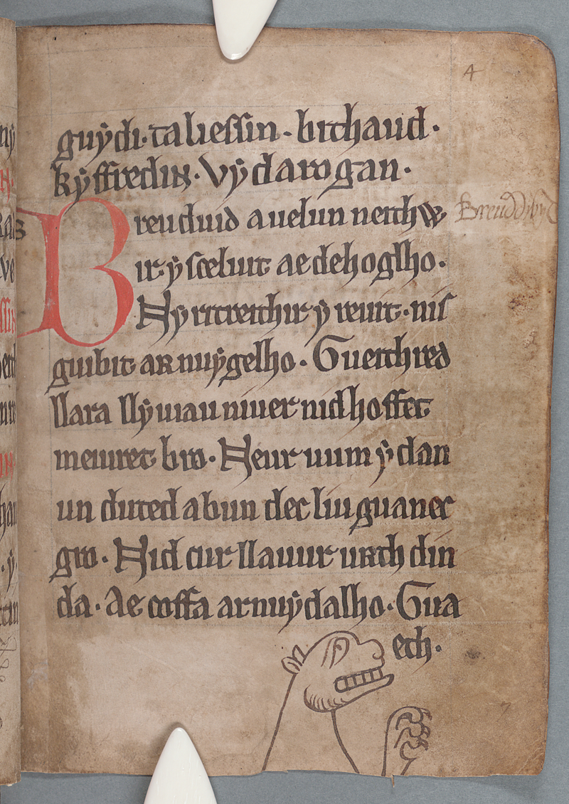 Illustration for article titled UV Light Reveals Ghostly Graffiti in Medieval Manuscript